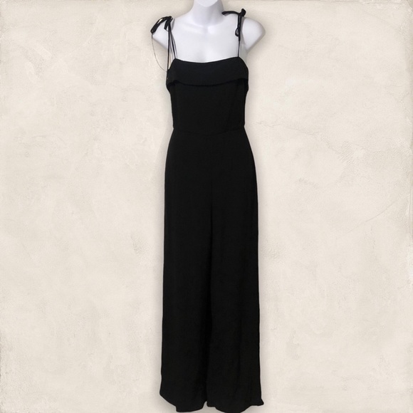 Halogen Pants - Halogen jumpsuit wide leg black formal size XS